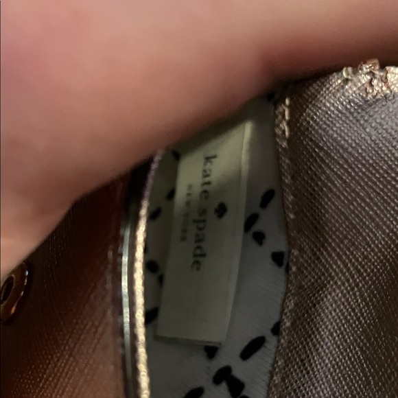 Kate Spade Metallic Rose  Gold Wallet - Picture 4 of 8